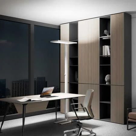 Spacetronik GLOW D24 Pro baltas kampinis LED toršeras