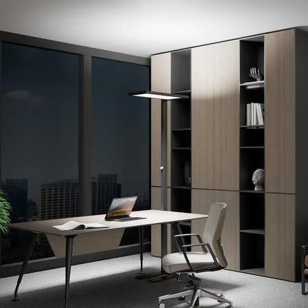 Spacetronik GLOW D24 Pro juodas kampinis LED toršeras