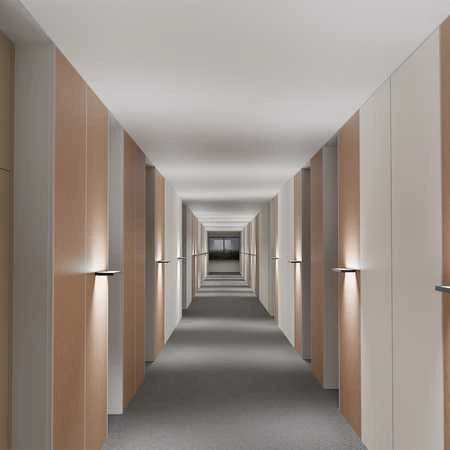Spacetronik GLOW D24 Pro baltas biuro sieninis šviestuvas