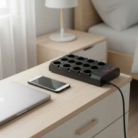 Spacetronik Maitinimo blokas 13xAC 4xUSB 2xUSB-C