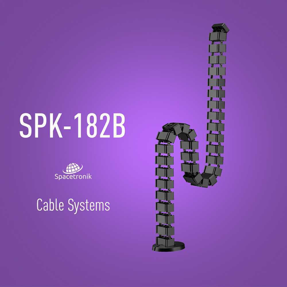 Spacetronik Magnetinė kabelių kreiptuvė SPK-182B 130cm SPK1