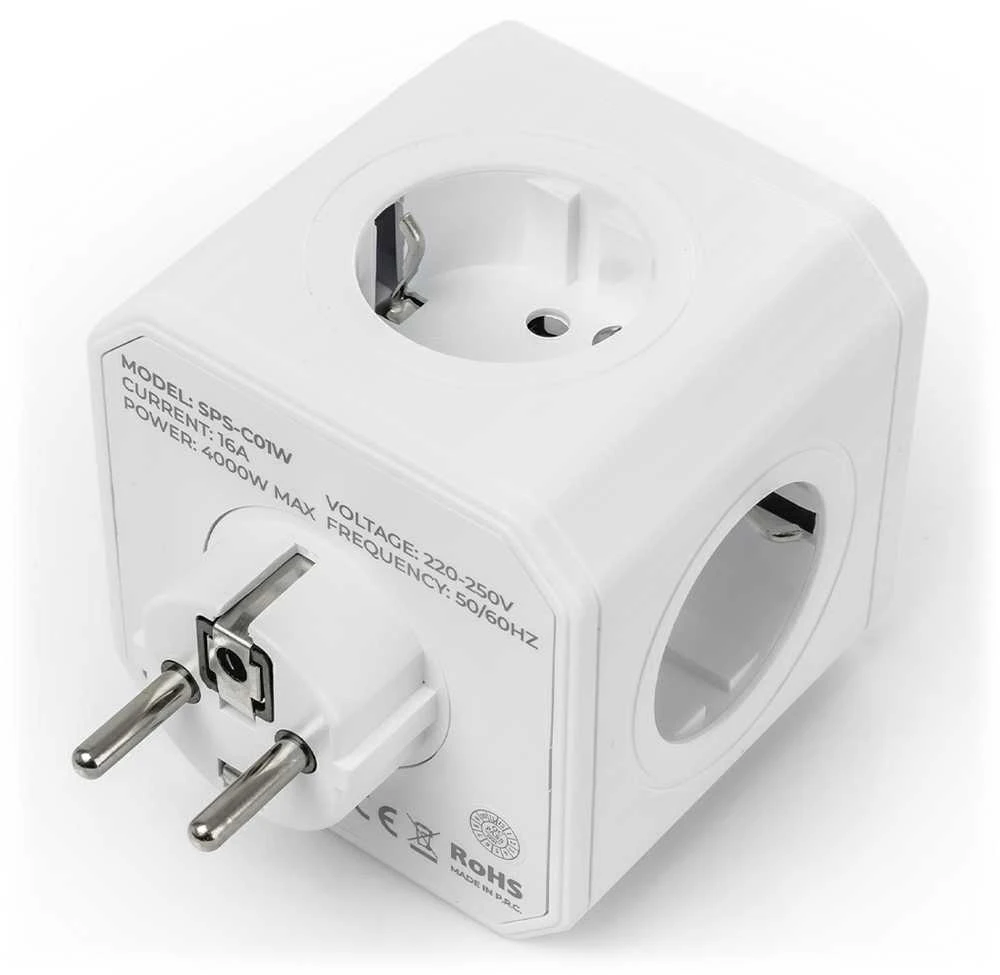 Spacetronik Maitinimo juostos kubas 5xAC SPS-C01W