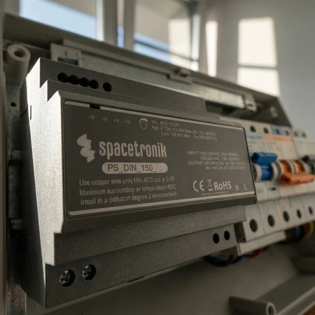 Spacetronik Maitinimo šaltinis DIN 150 W 24 V 6.25 A