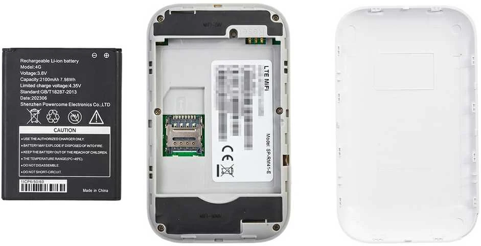 Spacetronik 4G mobilusis maršrutizatorius SIM kortelei SP-RM41-E