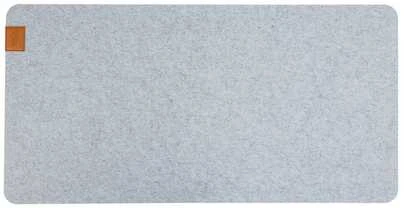 Spacetronik Veltinio kilimėlis su kamščiu, šviesiai pilkas, 100x50 cm SPB063