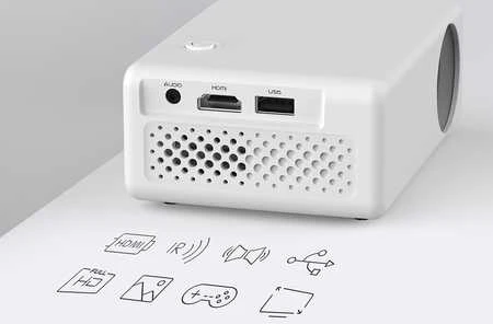 Spacetronik Mini Projektorius Multimedialny do Bajek LED iPix L01