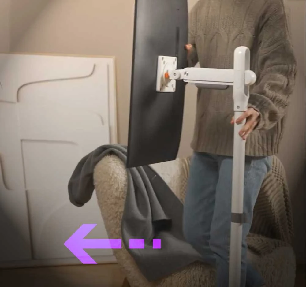 Laikiklis Spacetronik Mobilny stojak na monitorius TV SPE-T01B 10kg SPET01B