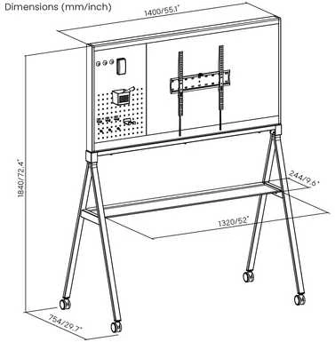 Spacetronik Mobilus monitoriaus laikiklis Holdee SPB230
