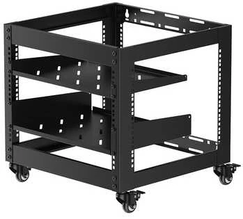 Spacetronik Mobilus serverių stelažas 19" Open Rack Pro-7U