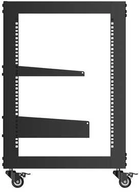 Spacetronik Mobilus serverių stelažas 19" Open Rack Pro-12U