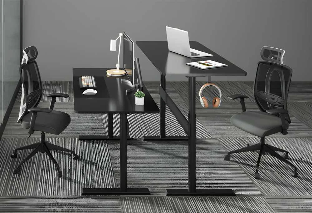 Spacetronik Moris 100BB 120x60 pneumatinis stalas