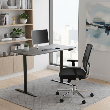Elektrinis rašomasis stalas Spacetronik Moris 121BG, 120 × 60 cm