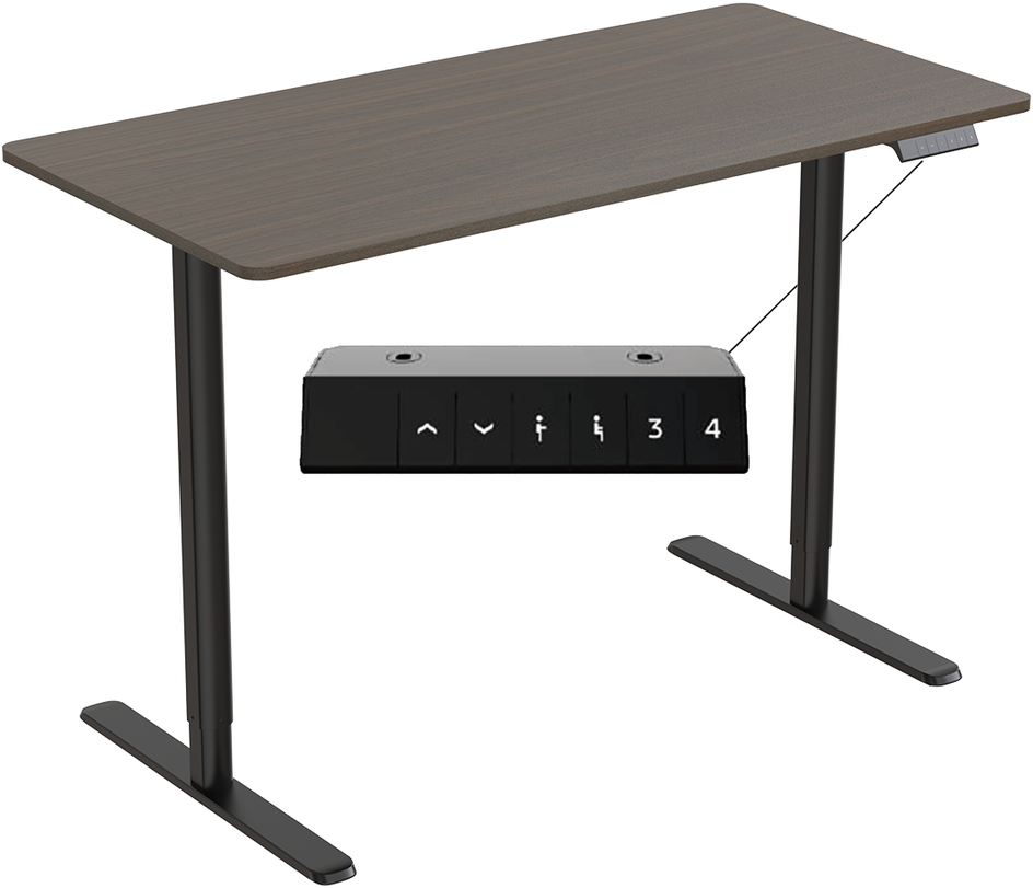 Elektrinis rašomasis stalas Spacetronik Moris 121BT, 120 × 60 cm
