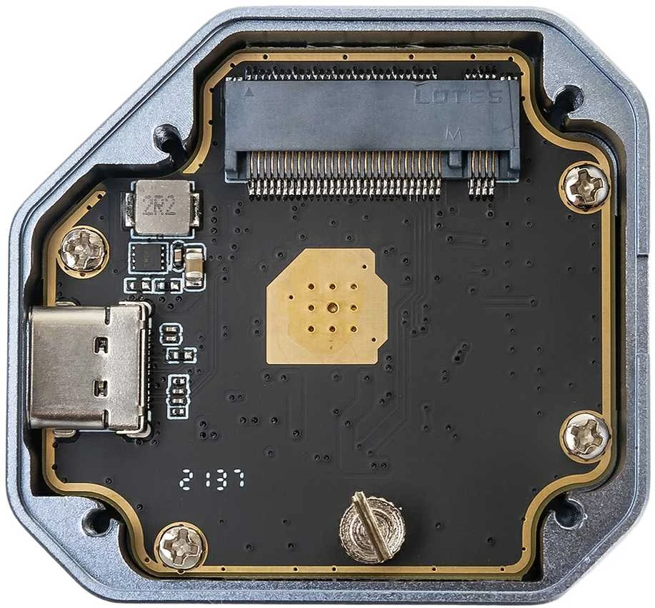 „Spacetronik“ nešiojamas mobilusis M.2 NVME 10 HDC01 disko dėklas