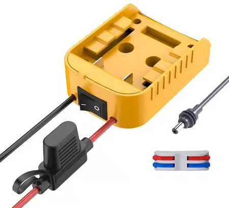 DC maitinimo adapteris Starlink Mini su DeWalt baterijos lizdu