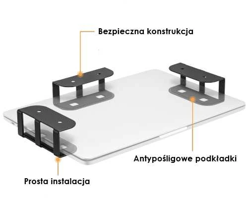 Spacetronik Nešiojamo kompiuterio laikiklis po stalu. planšetinis kompiuteris SPB-004B