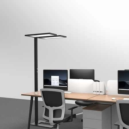 Spacetronik GLOW D24 Pro dvigubas LED toršeras, juodas