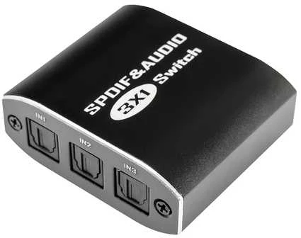 Spacetronik SPDIF Toslink 1x3 optinis garso skirstytuvas