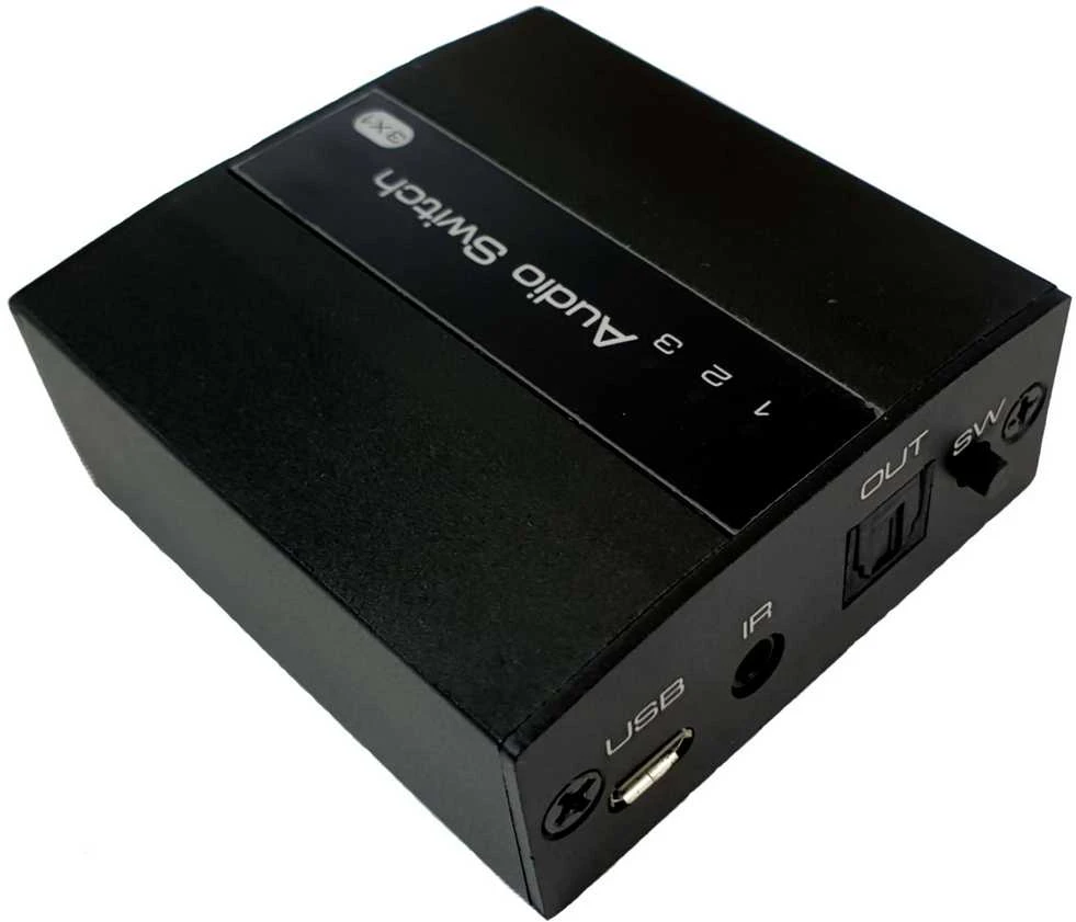 Spacetronik SPDIF Toslink 1x3 optinis garso skirstytuvas