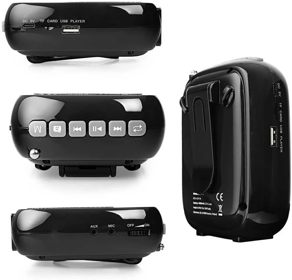 Spacetronik Laidinis balso stiprintuvo mikrofonas SP-VA11 +FM