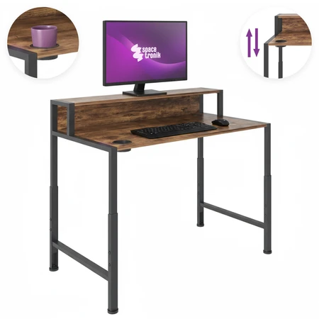 Spacetronik Reguliuojamas stalas 78,5 cm FUNKY FURNITURE