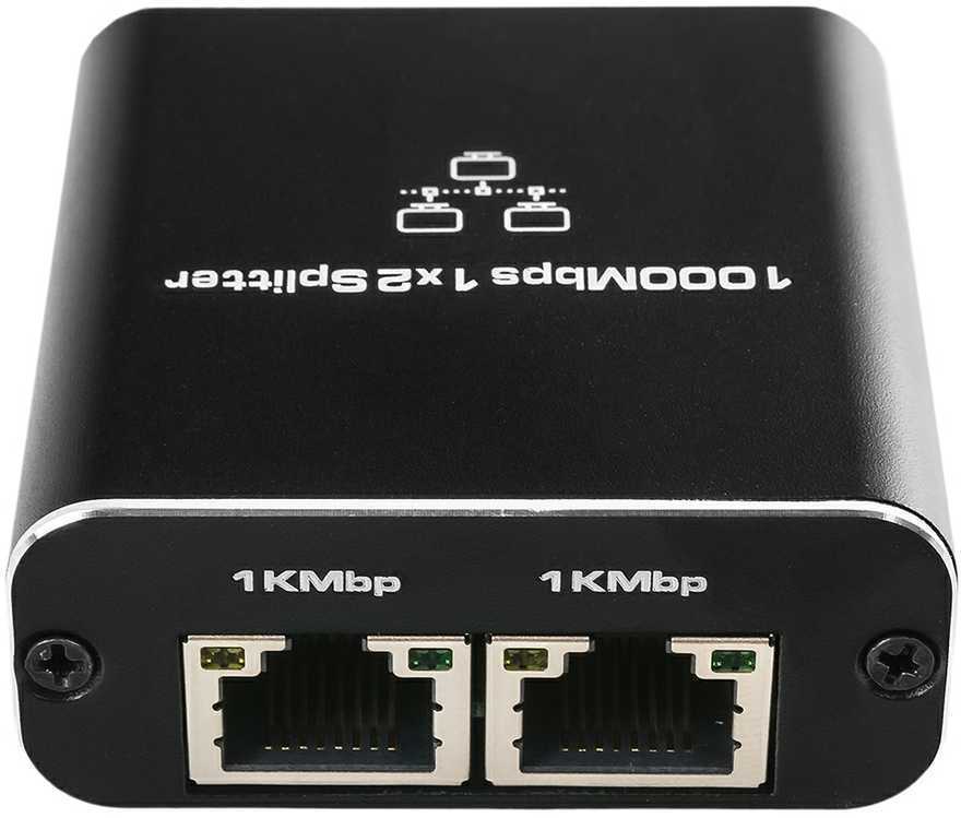 Spacetronik Tinklo skirstytuvas RJ45 1 į 2 SP-LC22 SP-LC22