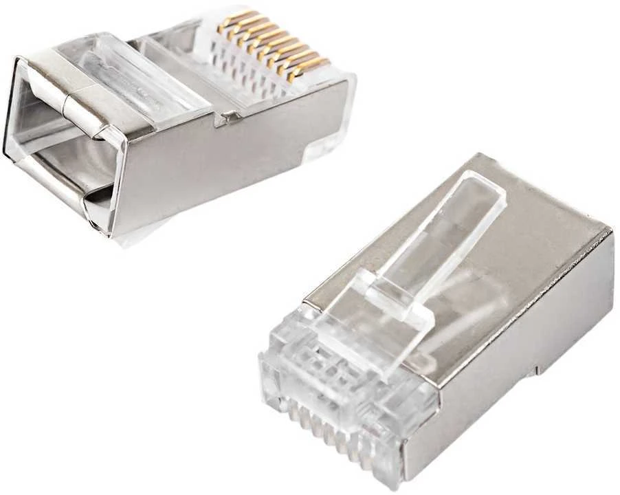 Spacetronik RJ45 kištukas kat. 5e FTP NC-RJ455FT-0 25vnt