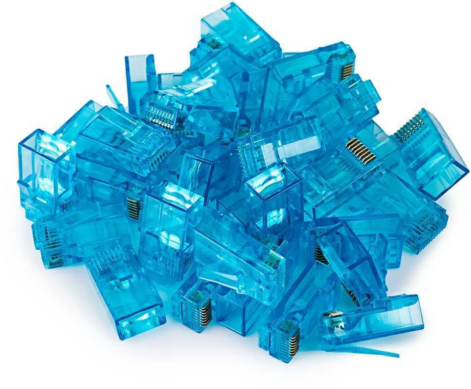 Spacetronik RJ45 kištukas, praėjimo kat.6 UTP PT-RJ456UB-1 100 vnt.