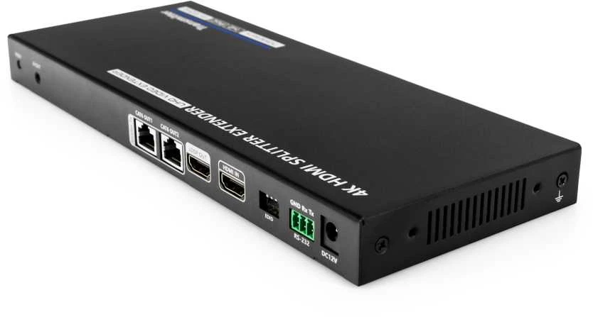 Spacetronik 1/2 HDMI skirstytuvas per LAN PoE SPH-RIP202 24/7