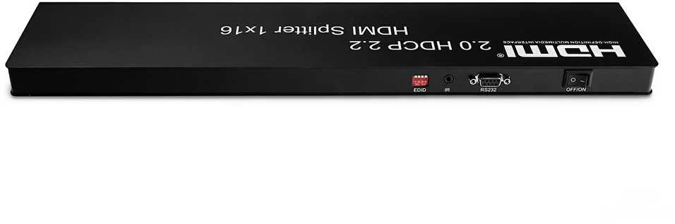 Spacetronik 1x16 SPH-RS116_V20 4K 60 Hz HDR HDMI skirstytuvas