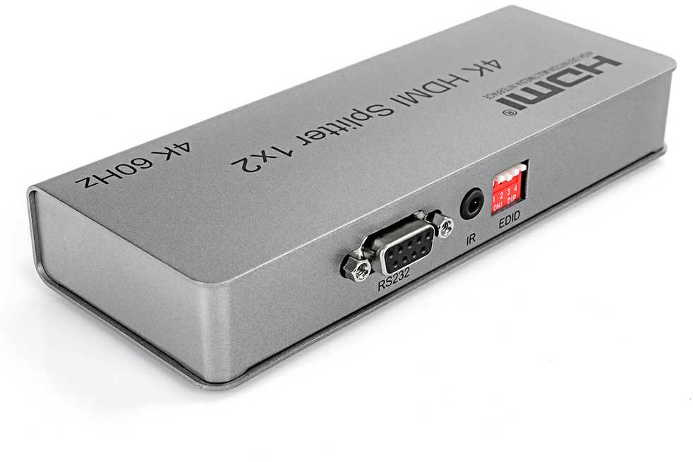 Spacetronik HDMI skirstytuvas 1x2 SPH-RS102_V46 4K 60 Hz CEC