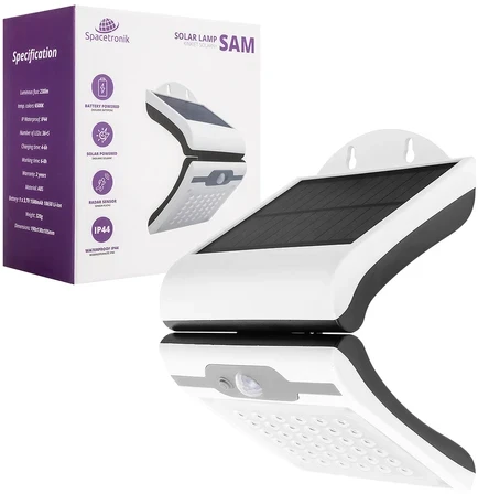 Spacetronik SAM 20W LED sieninis šviestuvas Automatinis be laidų