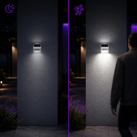 Spacetronik SAM 20W LED sieninis šviestuvas Automatinis be laidų