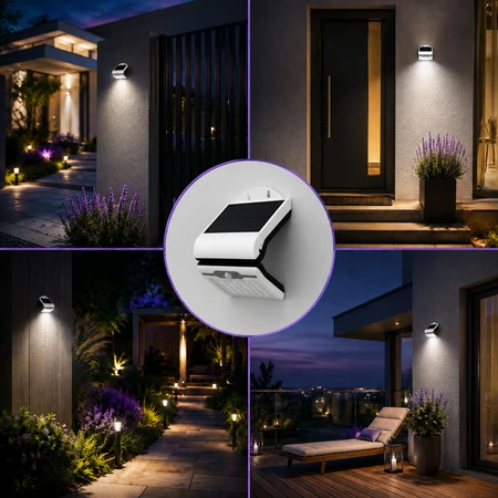 Spacetronik SAM 40W Automatinis LED sieninis šviestuvas be laidų