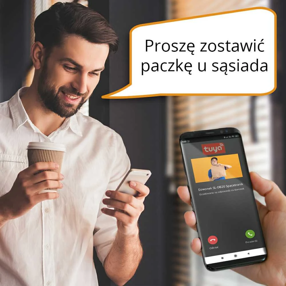 „Spacetronik Smart Life SL-DB20 SL-DB“ belaidžio ryšio durų skambutis