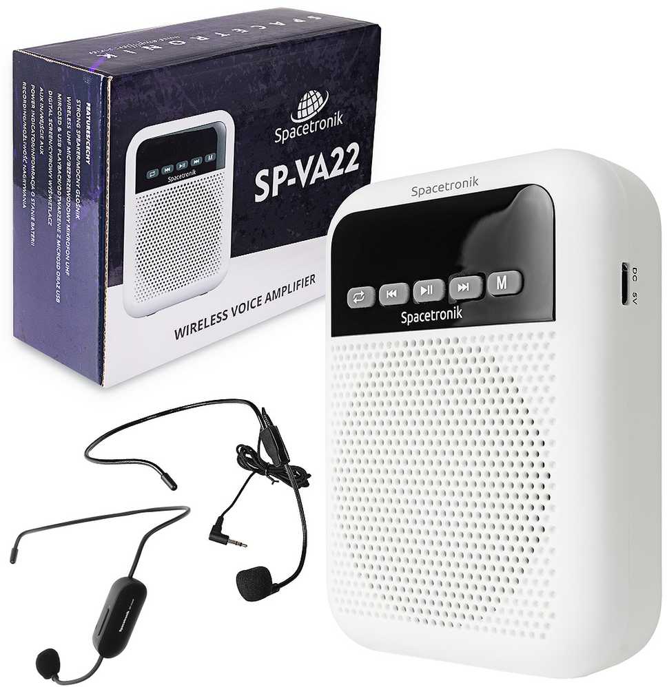 Spacetronik Belaidis balso stiprintuvas SP-VA22 UHF SP-VA22