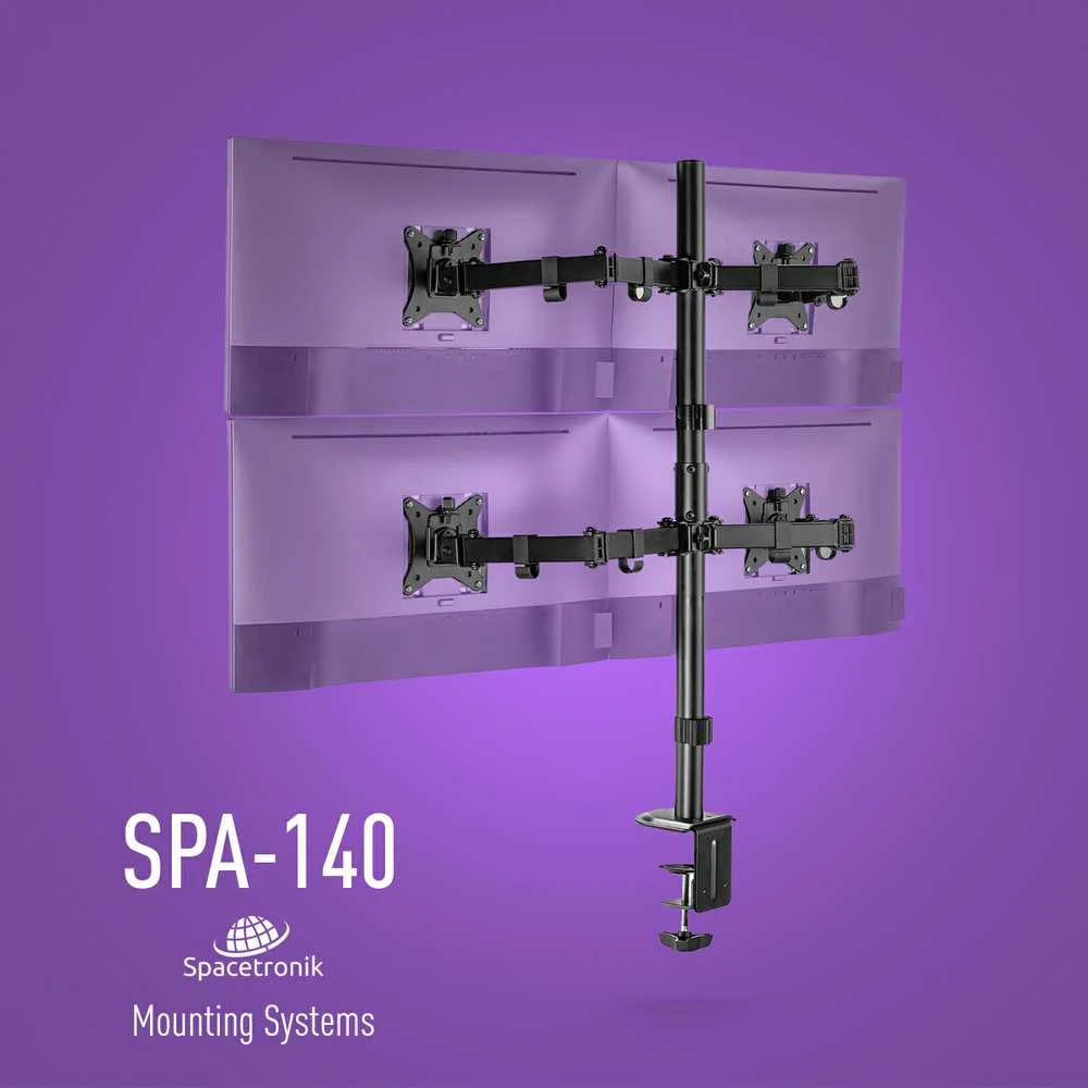 Keturių monitorių laikiklis Spacetronik SPA-140 SPA1