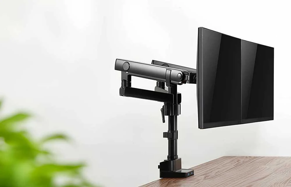 Spacetronik SPA-H120 dviejų monitorių laikiklis