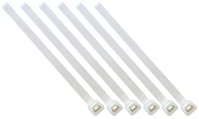 Spacetronik SPACE kabelio raištis 450x4,8mm. Baltas