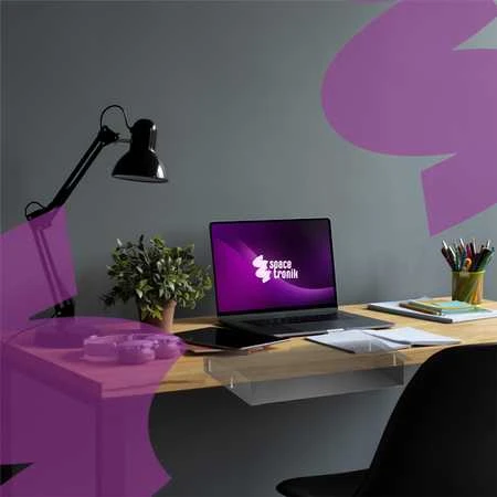 „Spacetronik SPB140B“ juoda lentyna po stalu