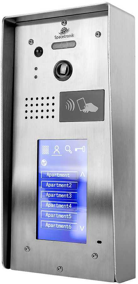 Daugiabutis vaizdo domofonas Spacetronik S SPDD1M1 9