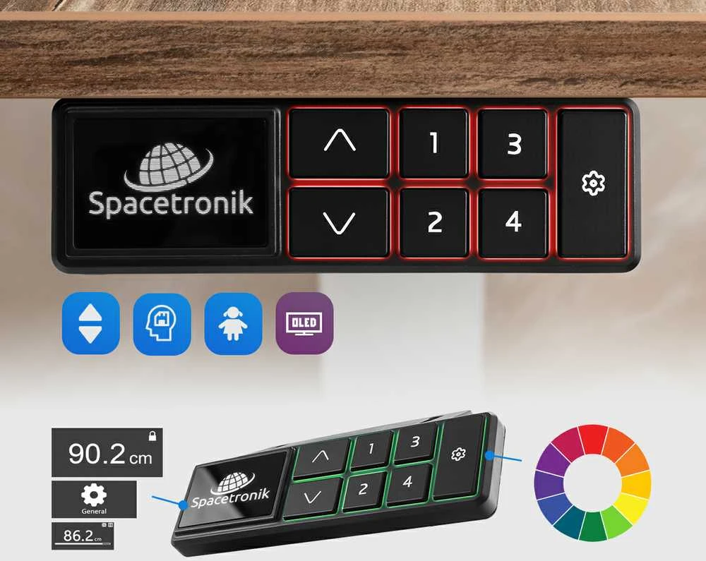 Spacetronik SPE-221OW elektrinis stalo rėmas