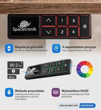 Spacetronik SPE-221OW elektrinis stalo rėmas