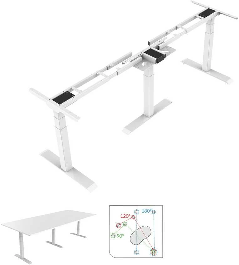Trijų kolonų stalo rėmas Spacetronik SPE323TW