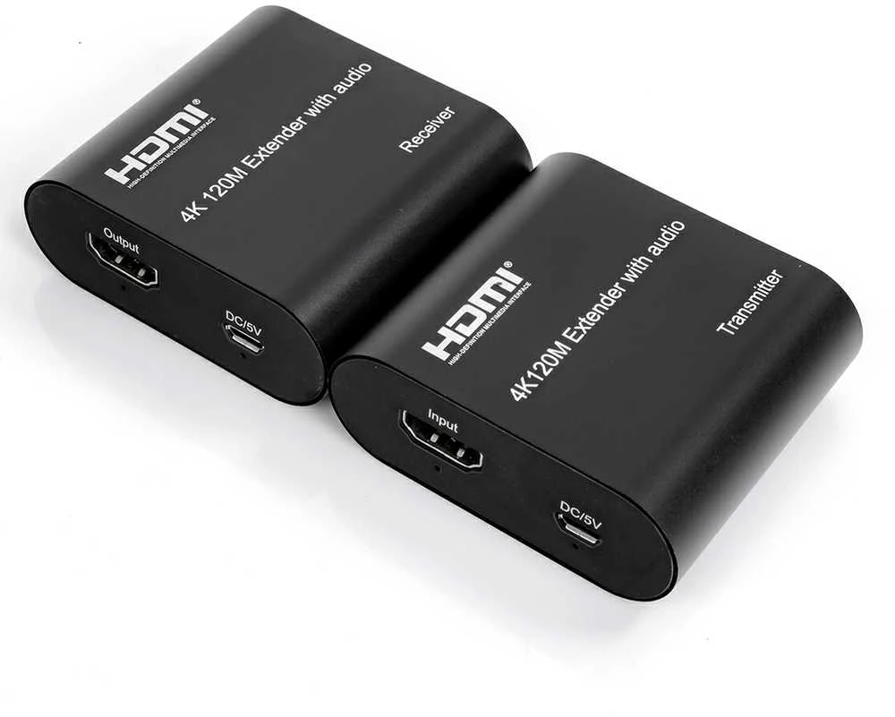 Spacetronik HDMI extenderio komplektas su siųstuvu ir imtuvu