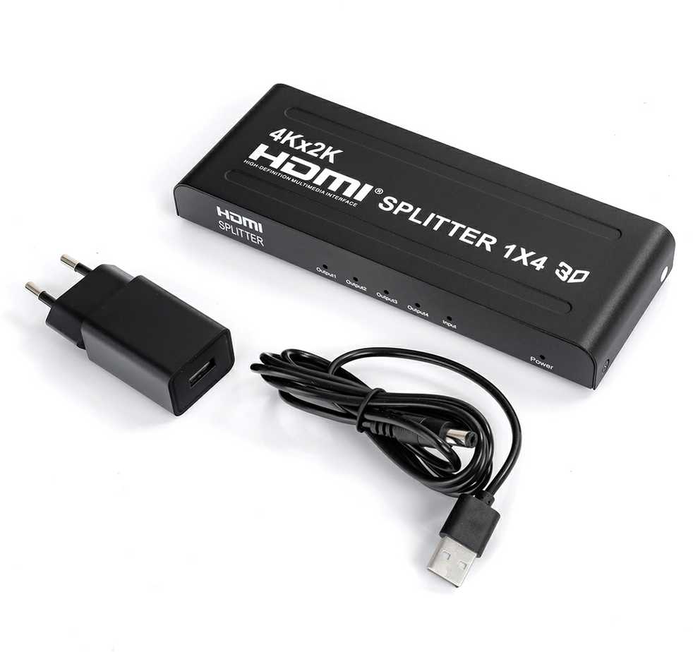 Spacetronik SPH-RS104V14 HDMI 1/4 skirstytuvas
