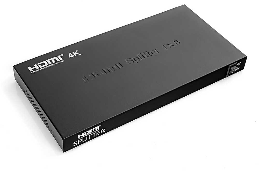 Spacetronik SPH-RS108_V14 HDMI 1/8 skirstytuvas