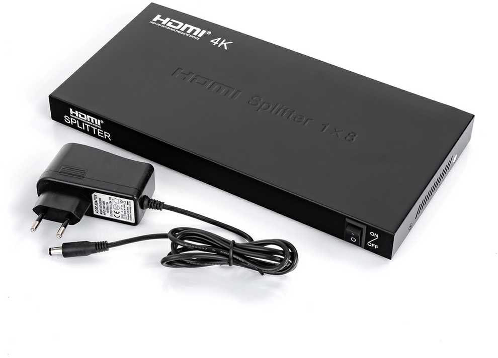 Spacetronik SPH-RS108_V14 HDMI 1/8 skirstytuvas