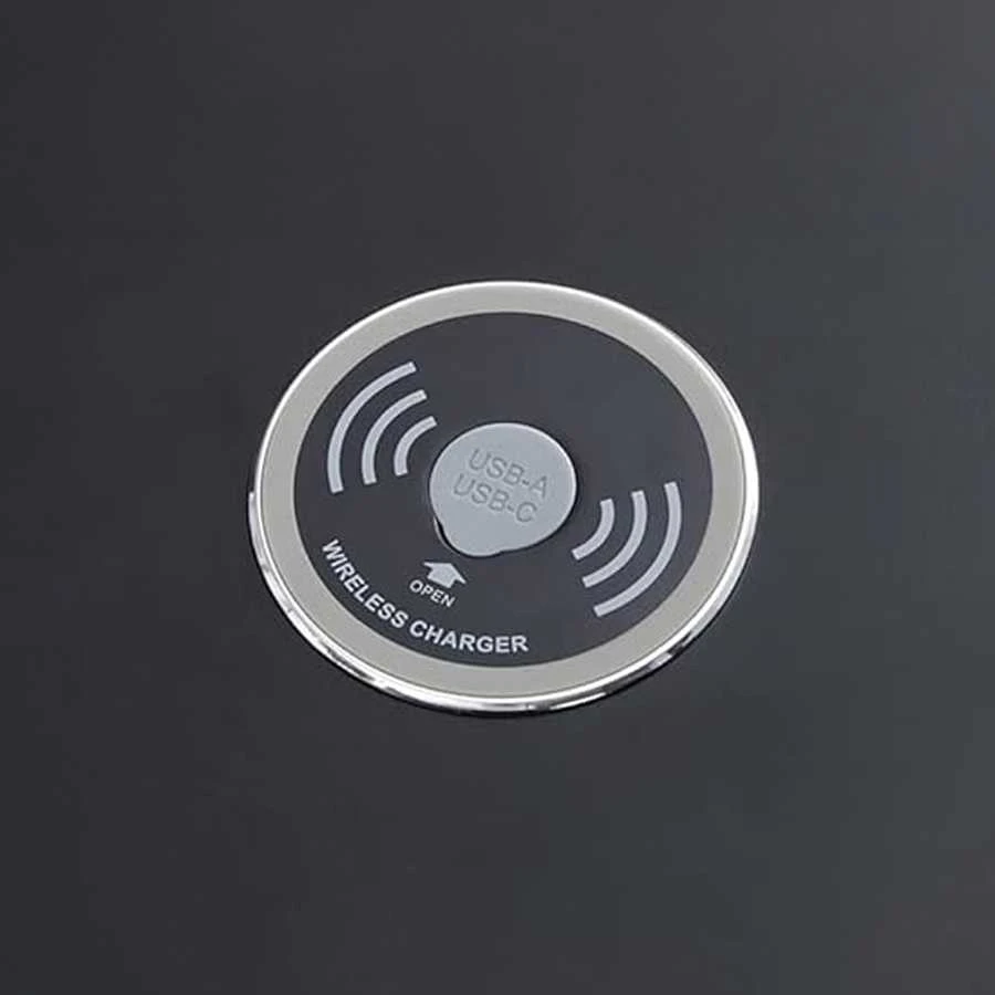 Spacetronik SPM-04 15W belaidis stalinis įkroviklis su USB