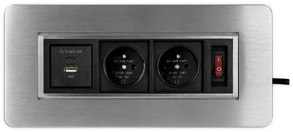 Spacetronik SPS-O24CS V2 sukamasis stalviršio lizdas